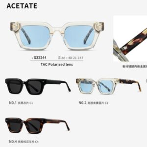 Men Fashion Acetate Sunglasses