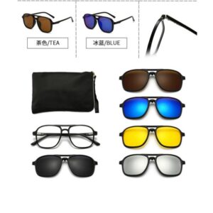 TR90 1+5 Fashion Clip On Glasses