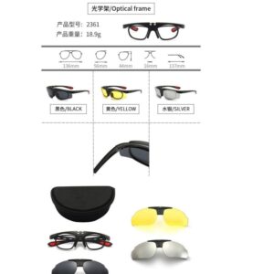 Polarized Cycling Sporting Clip on Glasses