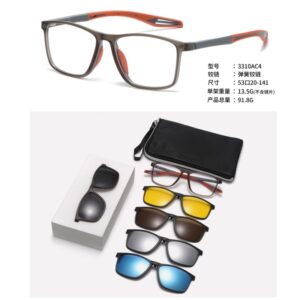 TR90 PC 1+5 Sporting Clip On Glasses