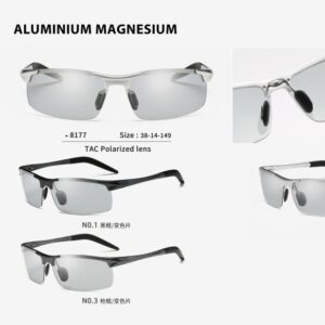 Aluminium Magnesium Polarized Cycling Sunglasses
