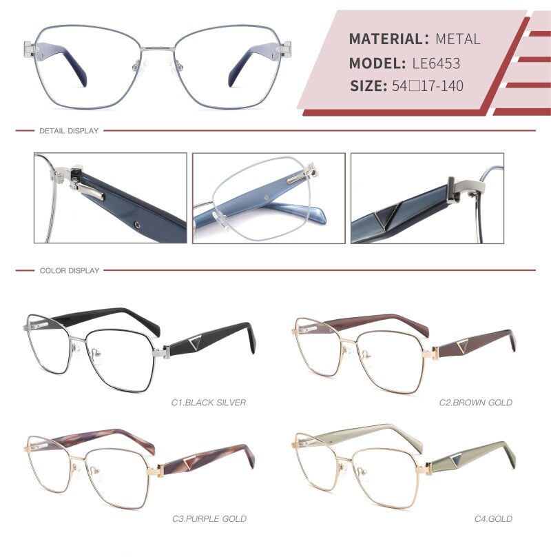 High Quality Metal Women Optical Frames