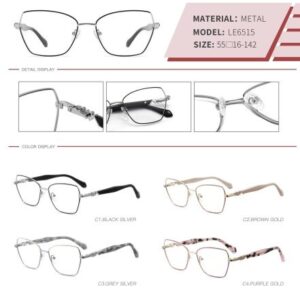 Premium Ladies Metal Acetate Optical Frames