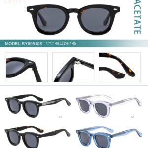 Fashion Thick Acetate Sunglasses