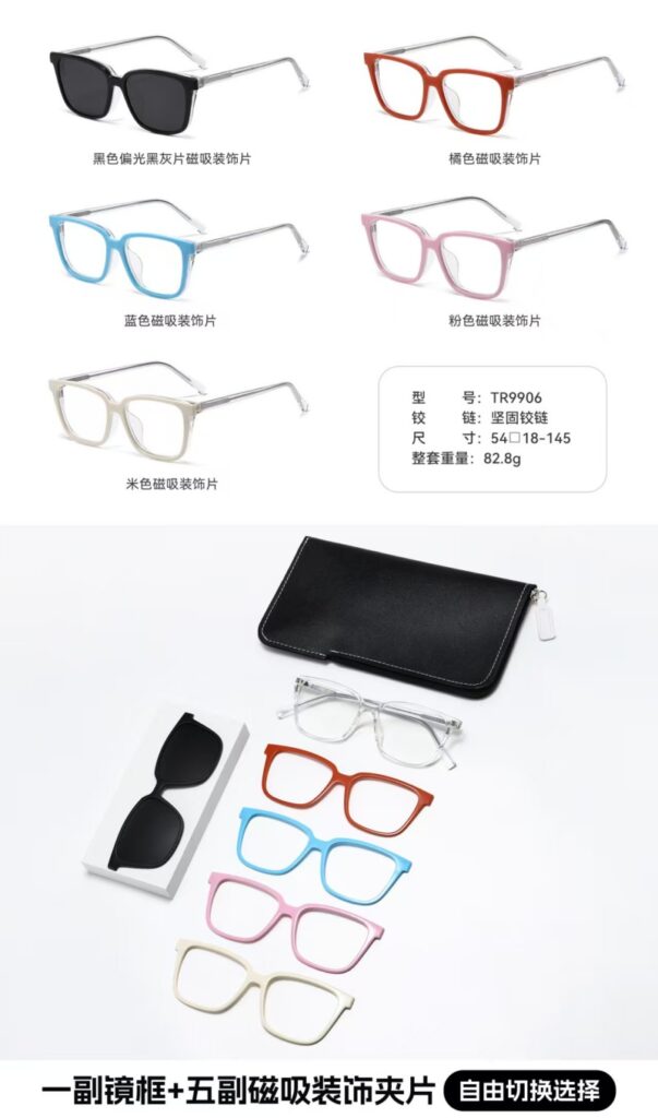 Fashion Polarized Funny Clip on Glasses