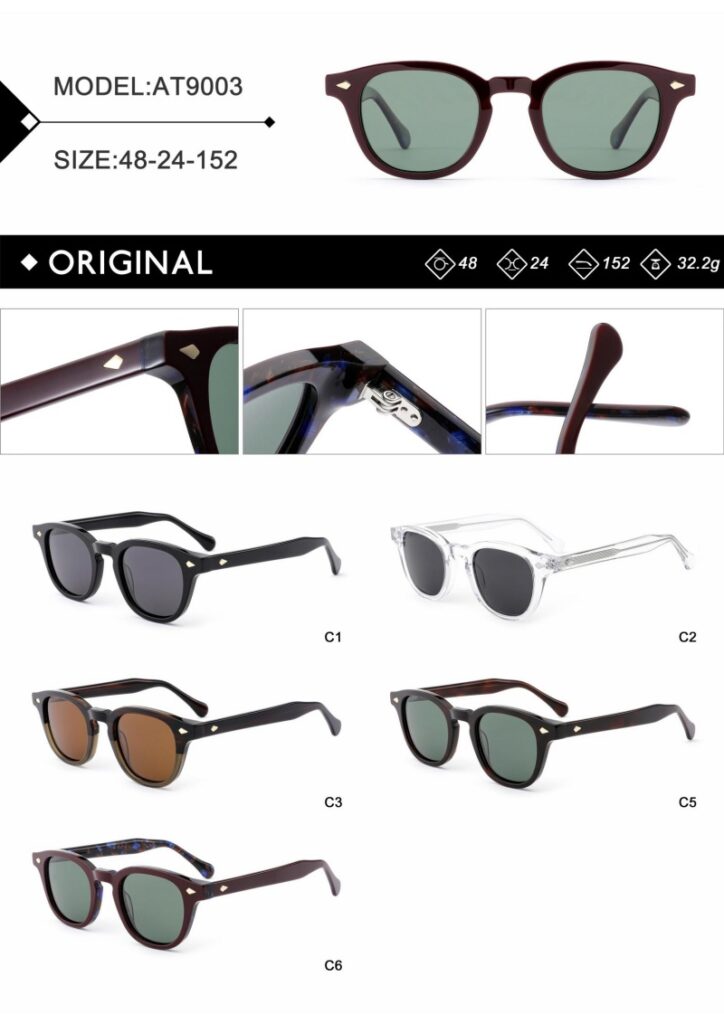 Retro Premium Acetate Sunglasses