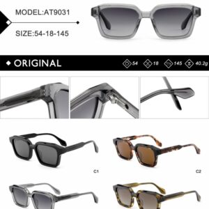 A Square Fashion Acetate Sunglasses