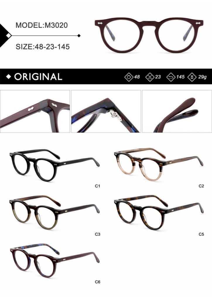 Retro Classic Acetate  Optical Frames Series