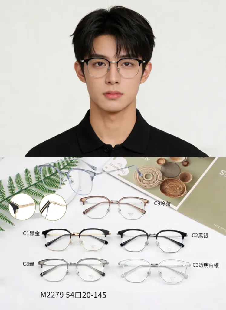 A Eye Brow TR Anti Blue Light  Glasses