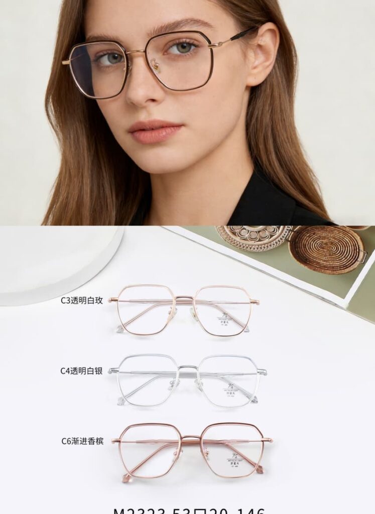 A Fashion TR Rim Metal Optical Frames