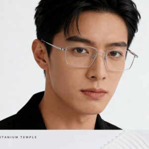 A Half Titanium Men Optical Frames